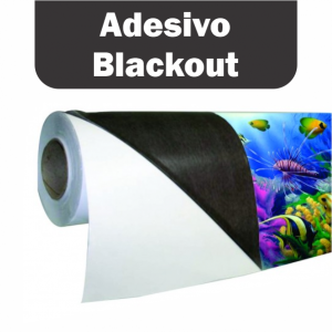 Adesivo Blackout (impresso) Vinil  010  impressão colorida BRILHO Sem acabamento 